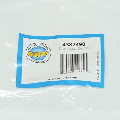 Supco SL7490 Refrigerator Defrost Thermostat for Whirlpool L48 WP4387490 AP3108445 PS371245