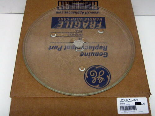 WB49X10224 GE Microwave Turntable Cooking Glass Tray Dish AP4484560 PS2370393