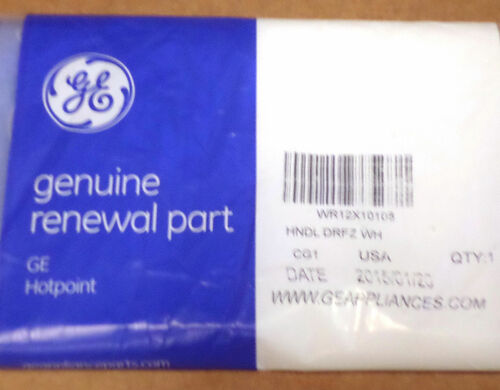 WR12X10108 GE Refrigerator Freezer Door Handle White AP2062420 PS288967