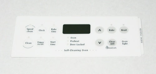 Oven Clock Overlay Pad 316419304 for Electrolux Frigidaire ERC Range Control