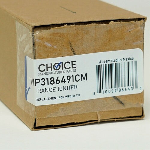 Choice Parts WP3186491 for Whirlpool Range Oven Burner Igniter Assembly