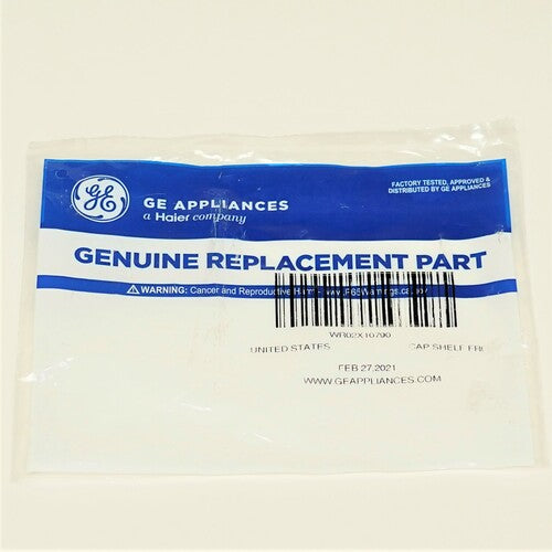 GE WR02X10790 Refrigerator Front Shelf Cap Left Side