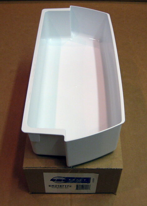 WP2187172 for Whirlpool Refrigerator Door Bin Shelf White AP6006028 PS11739091