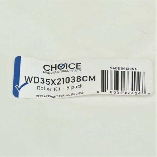 Choice Parts WD35X21038 for GE Dishwasher Lower Rack Roller Kit