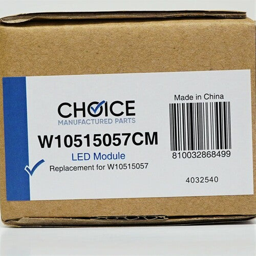 Choice Parts W10515057 for Whirlpool Refrigerator LED Light Module Assembly