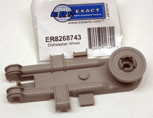 Dishwasher Wheel and Mount for Whirlpool WP8268743 AP6012252 PS11745459