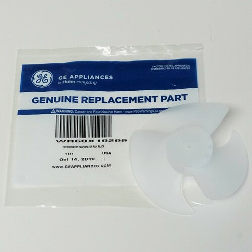 GE WR60X10205 Fan Blade Refrigerator Freezer Evaporator