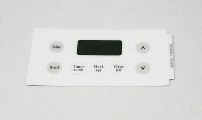 Oven Clock Overlay Pad 316220700 for Electrolux Frigidaire ERC Range Control