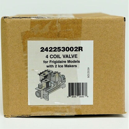 Water Inlet Valve for Electrolux Frigidaire Refrigerator 242253002 AP5669874 PS7321353