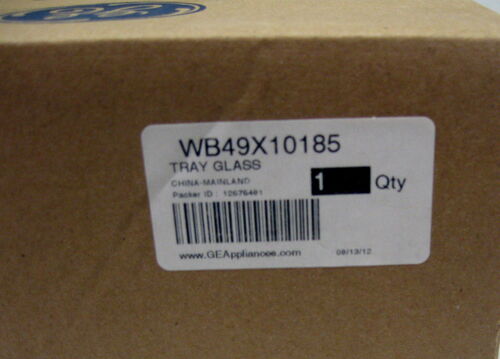 GE Microwave Turntable Glass Tray Dish Plate WB49X10185 for PS1481550 AP3994246