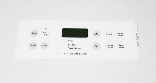 Oven Clock Overlay Pad 316220804 for Electrolux Frigidaire ERC Range Control