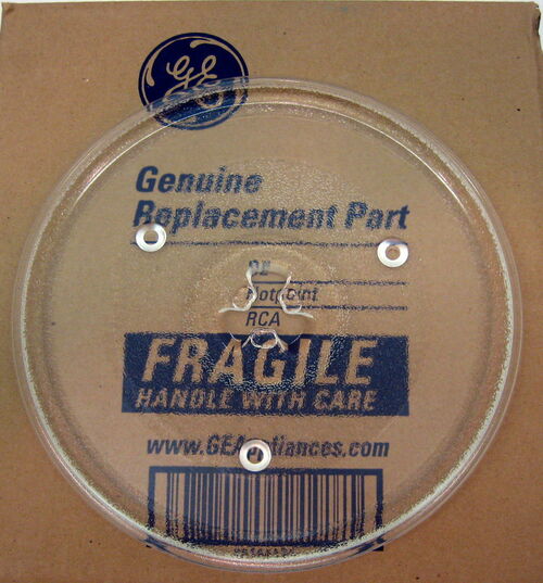GE Microwave Turntable Glass Tray Dish Plate WB49X10185 for PS1481550 AP3994246