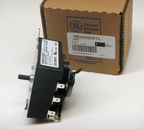 WE04X20415 GE General Electric Dryer Control Timer OEM PS9491767 AP5805477
