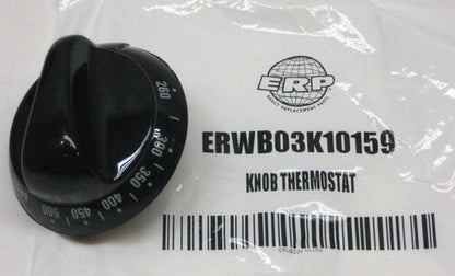 WB03K10159 for GE Range Oven Thermostat Knob Black AP3775476 PS952152