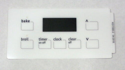 Oven Clock Overlay Pad 316220722 for Electrolux Frigidaire ERC Range Control