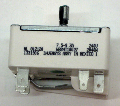 WB24T10027 for GE Electric Range Burner Unit Infinite Switch AP2024074 PS236752