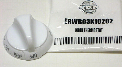 WB03K10202 for GE Range Oven Thermostat Knob White AP3868740 PS1017201