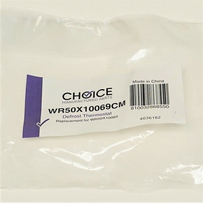 Choice Parts WR50X10069 for GE Refrigerator Defrost Thermostat
