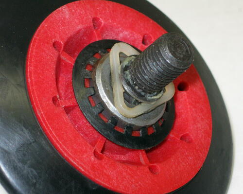 4581EL2002A Dryer Drum Roller Wheel and Shaft Pack of 4 for LG 4581EL2002C