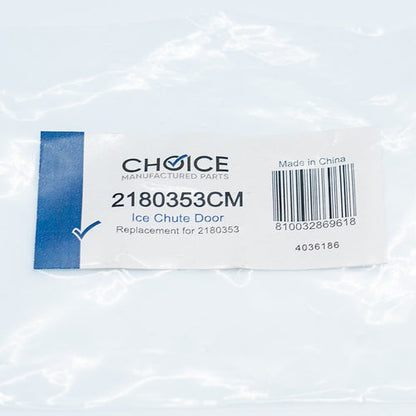 2180353 for Whirlpool Refrigerator Ice Dispenser Door-Chute WP2180353 Choice Manufactured Part