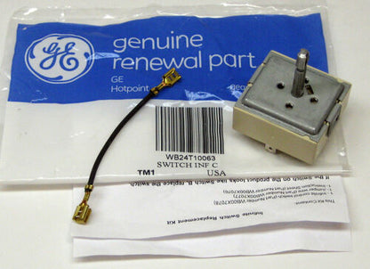 WB24T10063 GE Range Stove Burner Infinite Switch Control AP3189829 PS236785