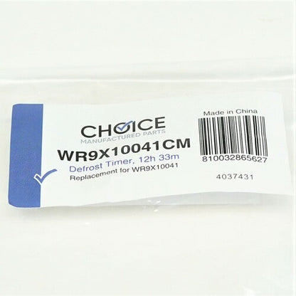 Choice Parts WR09X10041 for GE Refrigerator Defrost Timer WR9X10041