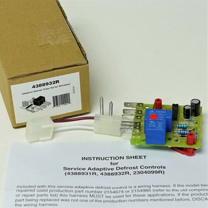 Refrigerator Adaptive Defrost Control Board for Whirlpool Kenmore 4388932