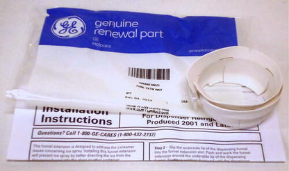 Genuine OEM GE Refrigerator Funnel Extension WR49X10075 for AP3414746 PS966586