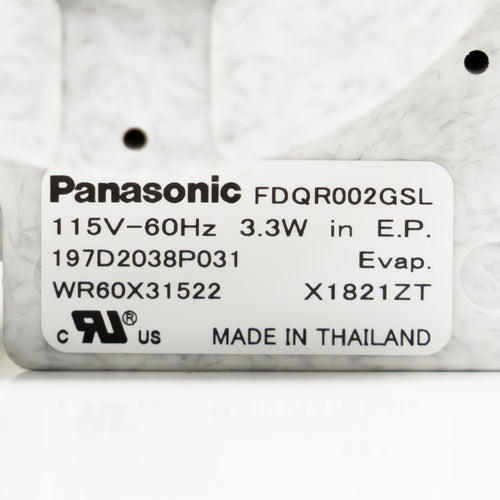 WR60X31522 Genuine OEM GE Refrigerator Evaporator Fan Motor