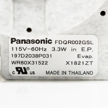 WR60X31522 Genuine OEM GE Refrigerator Evaporator Fan Motor