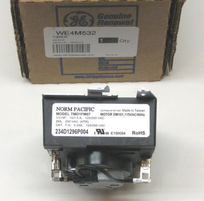 WE4M532 GE Dryer Timer AP5788219 PS8746223