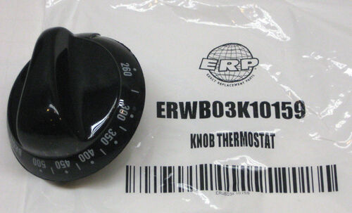 WB03K10159 for GE Range Oven Thermostat Knob Black AP3775476 PS952152
