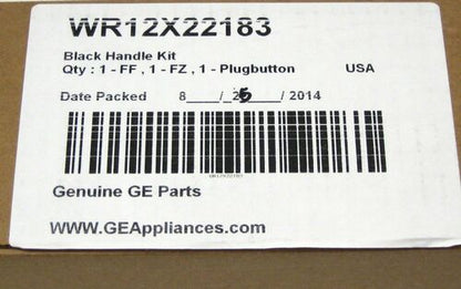 WR12X22183 GE Refrigerator/Freezer Black Door Handle Kit AP5948588 PS9494525