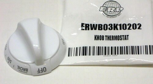 WB03K10202 for GE Range Oven Thermostat Knob White AP3868740 PS1017201