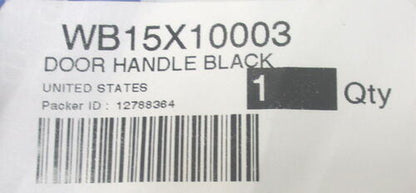 WB15X10003 Genuine GE Range Oven Door Handle Black AP2021155 PS232083