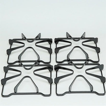 4 Pack of Gas Range Burner Cooking Grates for Whirlpool 8053458 (WPW10268483)