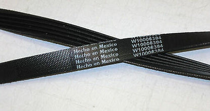W10006384 Washer Belt for Whirlpool Kenmore Washing Machine AP4514411 PS2579381