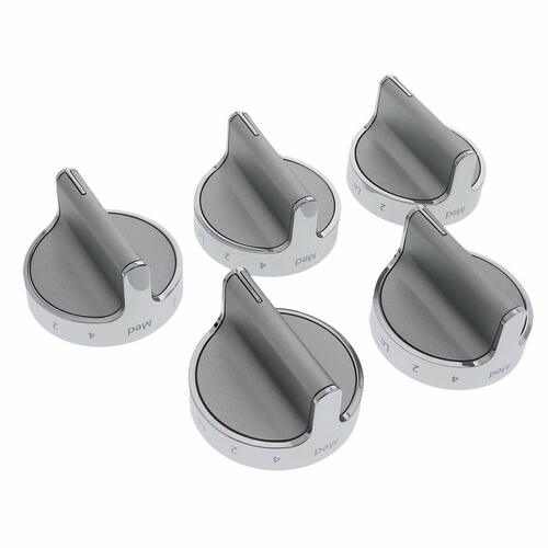 ERP W10762263 Gas Range Burner Knob Kit Pack of 5 W10766544