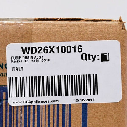 WD26X10016 Genuine GE Dishwasher Drain Pump Motor NEW