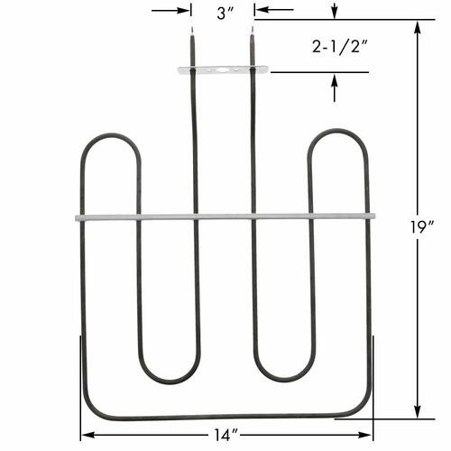 Exact Replacement Part MEE62306504 For LG Range Oven Bake Heating Element