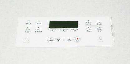 Oven Clock Overlay Pad 316633003 for Electrolux Frigidaire ERC Range Control