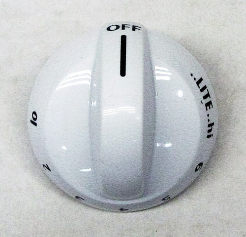Range Burner Valve Knob White for Electrolux Frigidaire 316220000 AP2126481 PS439784