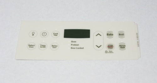 Oven Clock Overlay Pad 316419308 for Electrolux Frigidaire ERC Range Control