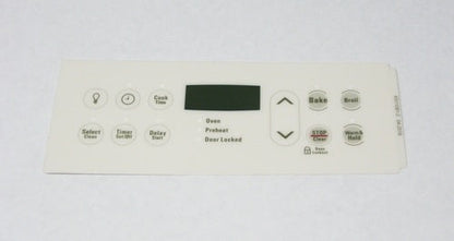 Oven Clock Overlay Pad 316419308 for Electrolux Frigidaire ERC Range Control