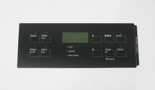 Oven Clock Overlay Pad 316419141 for Electrolux Frigidaire ERC Range Control
