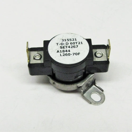 Dryer Flush Mount L260 Thermostat Replacement for Electrolux 3204267