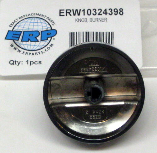 Gas Cooktop Range Burner Knob for Whirlpool Kitchenaid W10324398 AP5631314 PS3654555