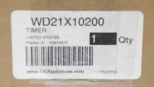 WD21X10200 GE Dishwasher Timer OEM PS959249 AP3791476