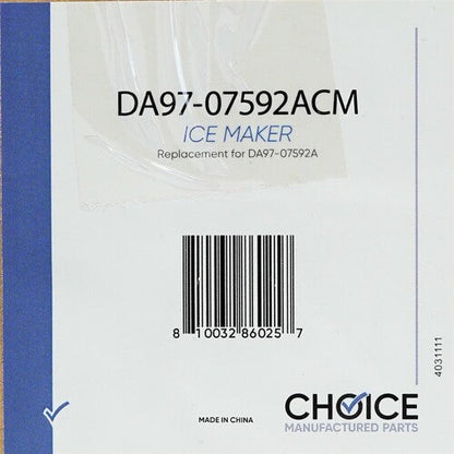 DA97-07592A for Samsung Refrigerator 12 Wire Icemaker Assembly