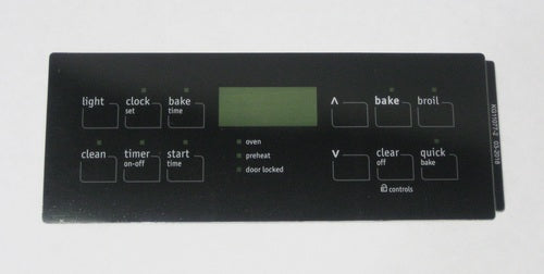 Oven Clock Overlay Pad 316419353 for Electrolux Frigidaire ERC Range Control